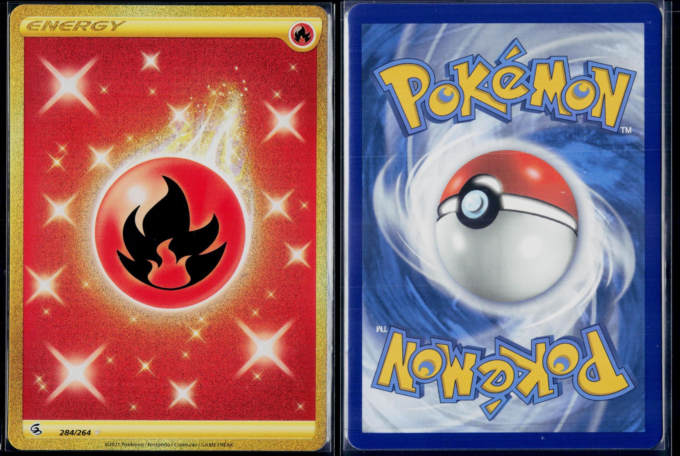 FIRE ENERGY 284/264 POKEMON FUSION STRIKE SEC NM