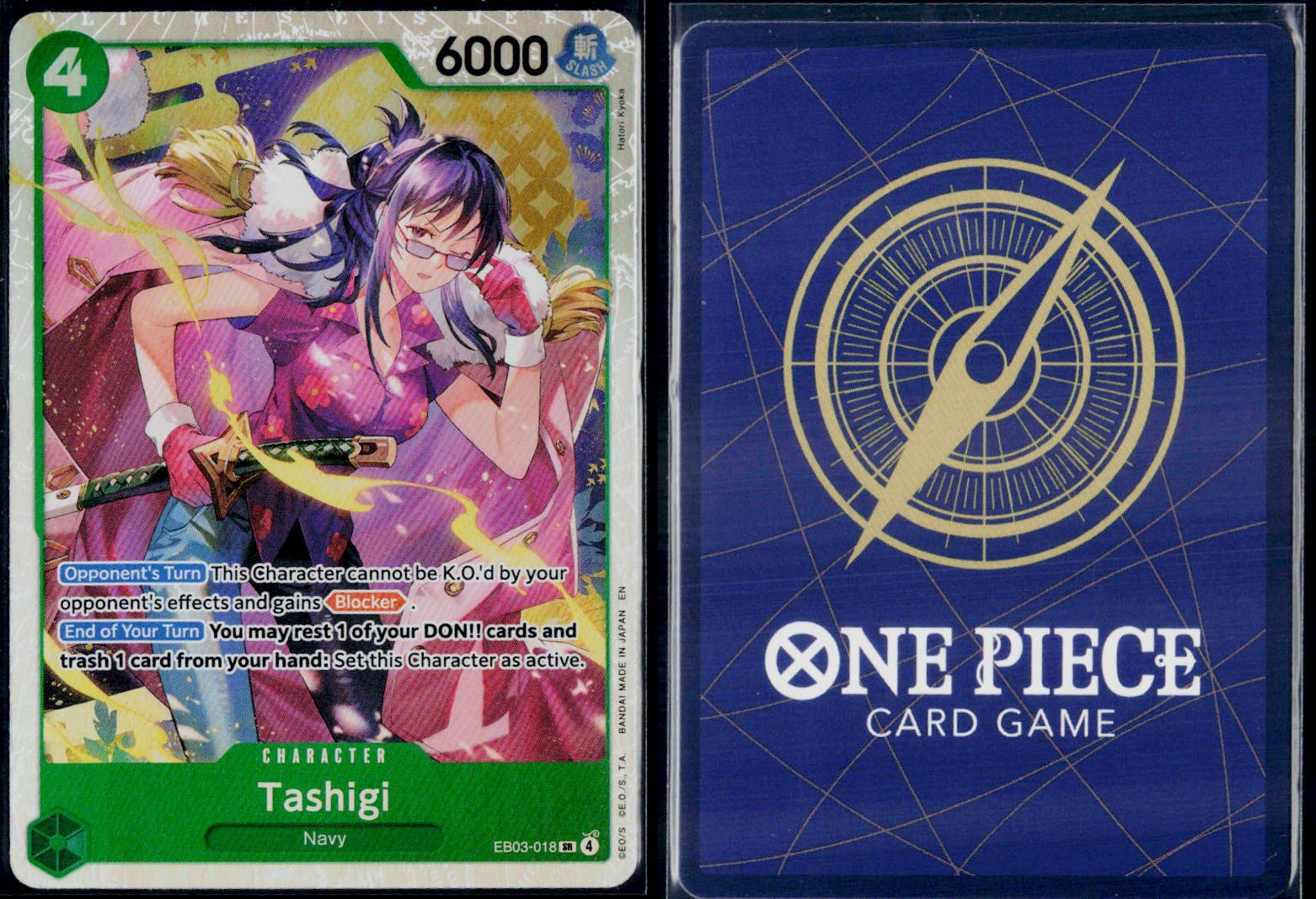 TASHIGI EB03-018 ONE PIECE EXTRA BOOSTER: ONE PIECE HEROINES EDITION SR NM