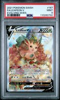 LEAFEON V 167/203 PSA 9 POKEMON EVOLVING SKIES